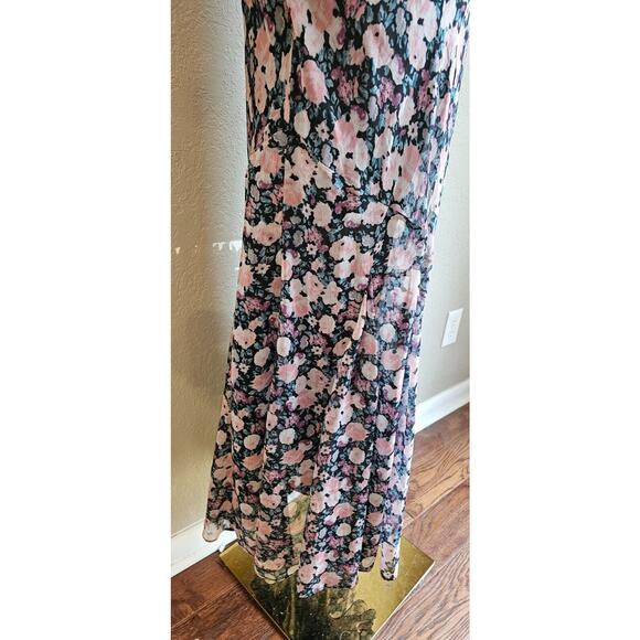 Saylor Alana Georgette‎ Floral Maxi Dress Women’s Flowy Nordstrom SMALL - Picture 8 of 10